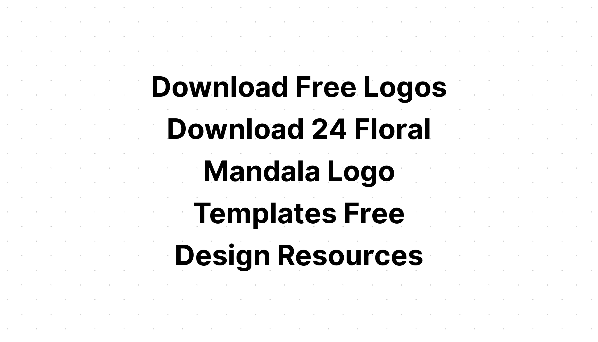 Download Mandala With Monogram Svg Free - Layered SVG Cut File